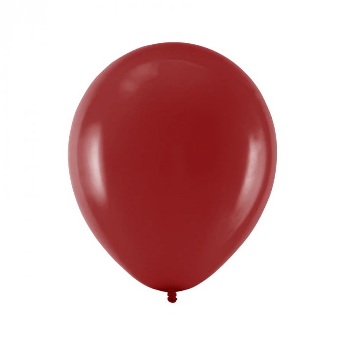 Set 20 baloane latex burgundy visiniu 13 cm