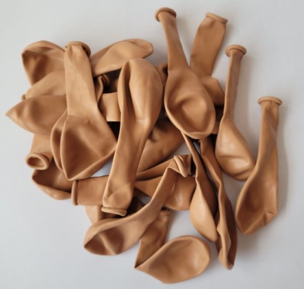 Set 20 baloane latex crem 13 cm [4]