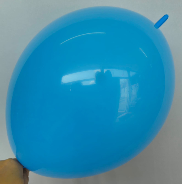 Set 20 baloane latex link o loon albastru 28 cm [3]