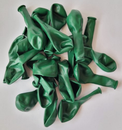 Set 20 baloane latex verde inchis 13 cm [4]