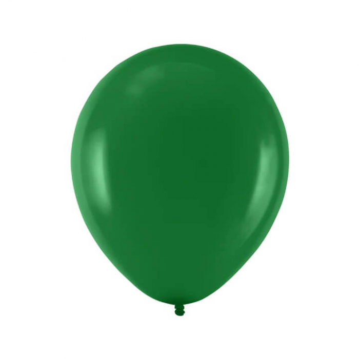 Set 20 baloane latex verde inchis 13 cm