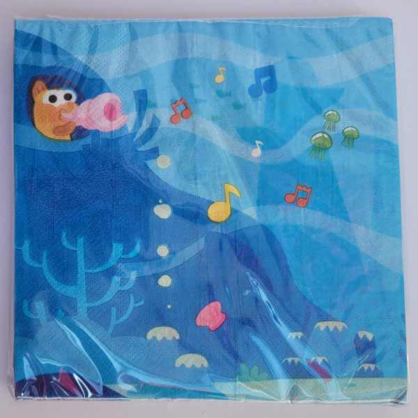 Set 20 servetele Baby Shark hartie 33 cm [3]