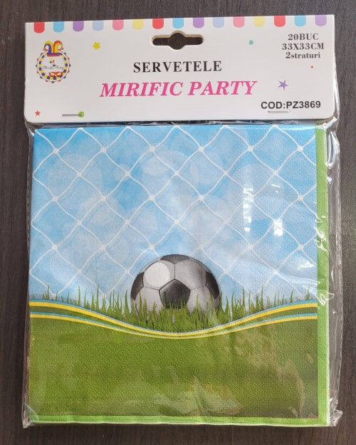 Set 20 servetele fotbal minge 33 cm [4]
