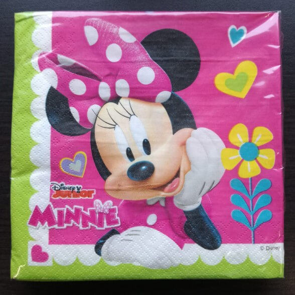 Set 20 servetele hartie Minnie Mouse 33 * 33 cm [2]