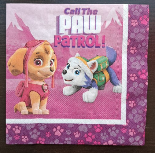 Set 20 servetele Paw Patrol Everest Skye 33 x 33cm [3]