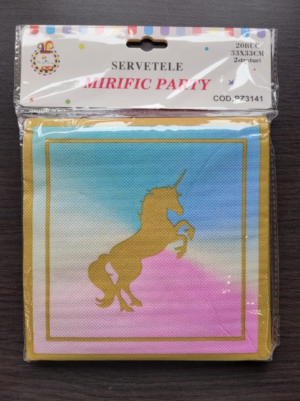 Set 20 servetele Unicorn degrade 33 x 33 cm [3]