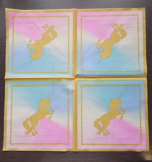 Set 20 servetele Unicorn degrade 33 x 33 cm [2]