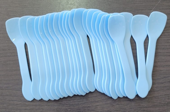 Set 24 lingurite tort albastre 10 cm [2]