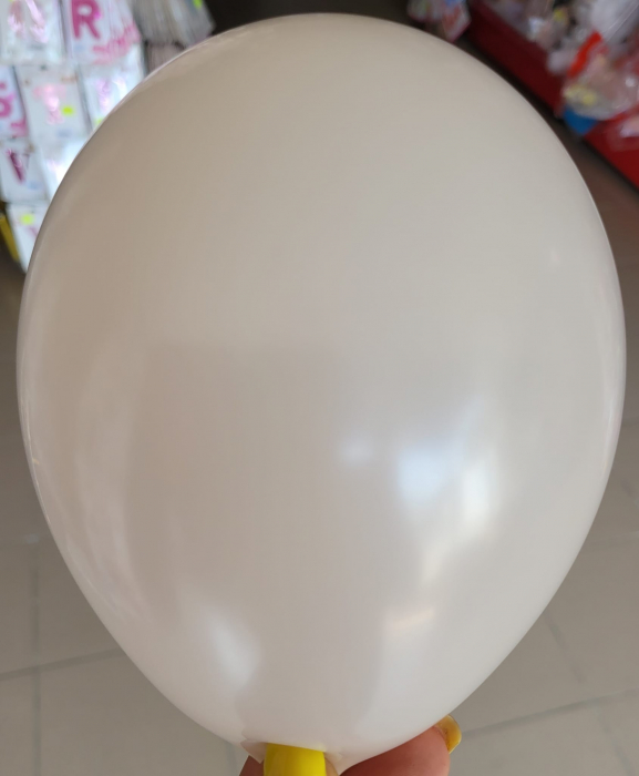 Set 25 baloane latex alabaster / warm white 13 cm [2]