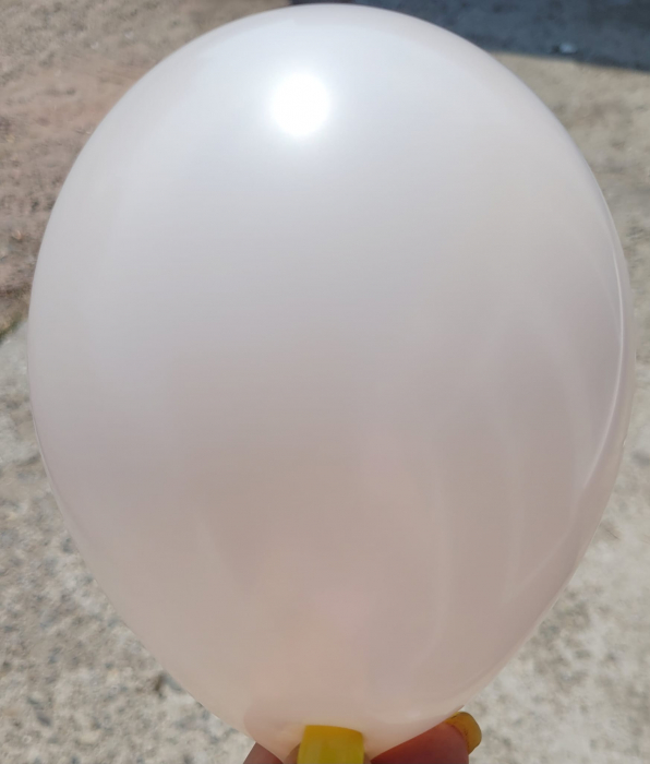 Set 25 baloane latex alabaster / warm white 13 cm [3]