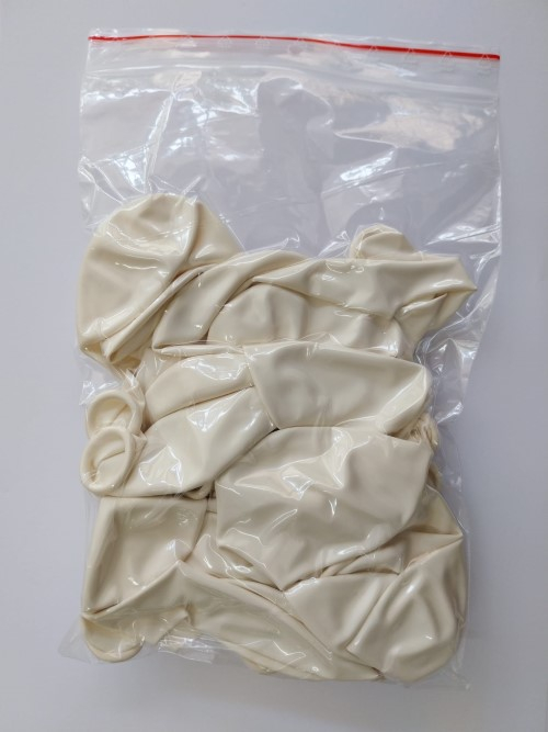 Set 25 balone latex alb 30cm [6]