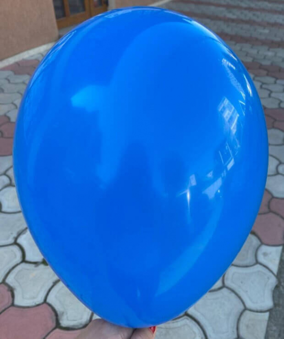 Set 25 Baloane latex albastru 30cm [6]
