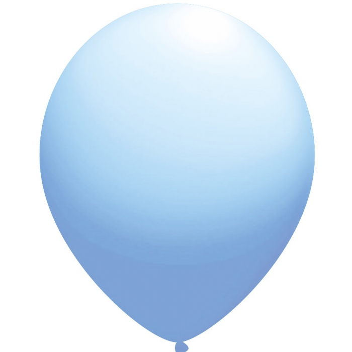 Set 25 baloane latex albastru deschis 30cm