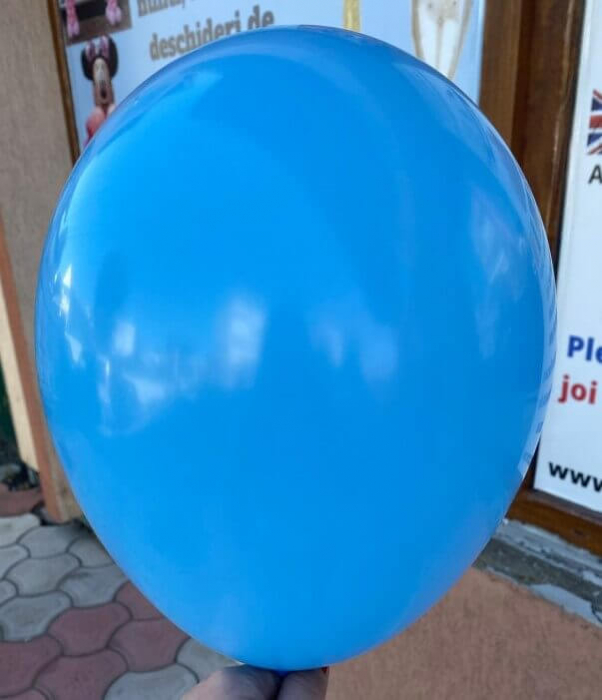 Set 25 baloane latex albastru deschis 30cm [3]