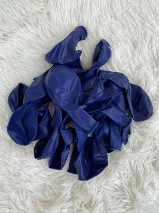 Set 25 baloane latex albastru inchis 30cm [6]