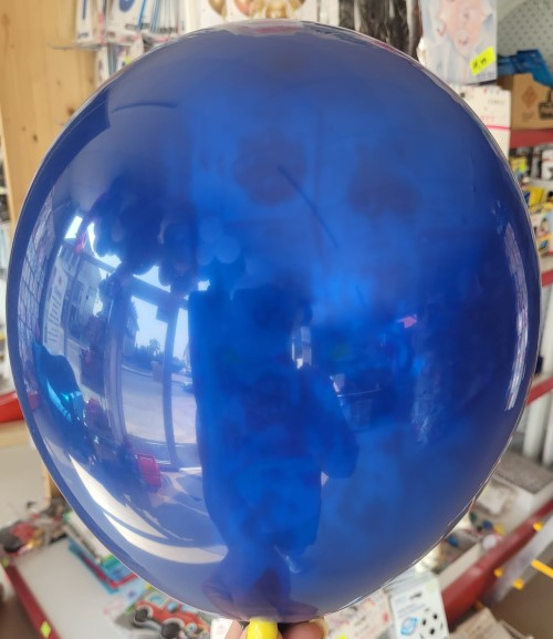Set 25 baloane latex albastru inchis / midnight blue clear 30 cm [2]