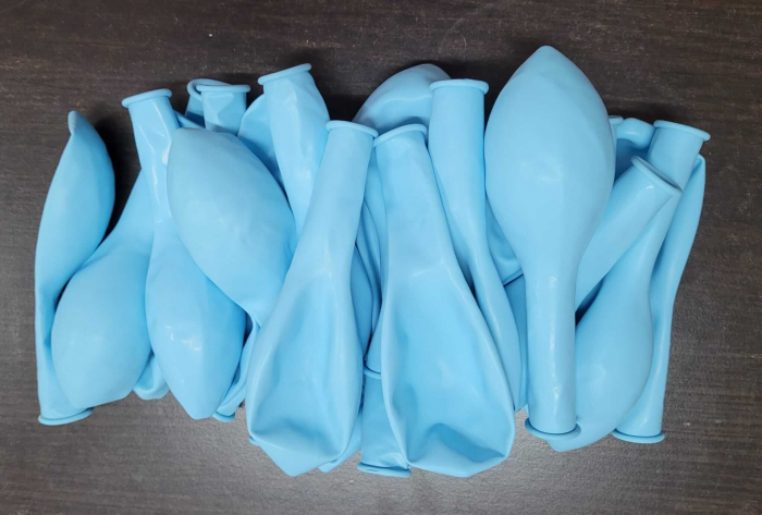 Set 25 baloane latex albastru macaron premium 30 cm [4]