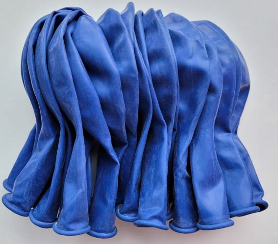Set 25 baloane latex albastru regal 30 cm [5]