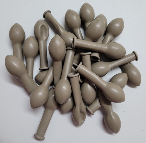 Set 25 baloane latex almond / migdala 13 cm [4]