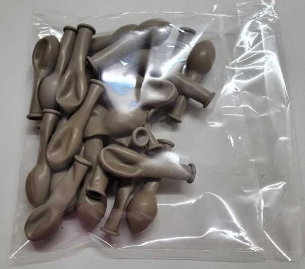 Set 25 baloane latex almond / migdala 13 cm [5]