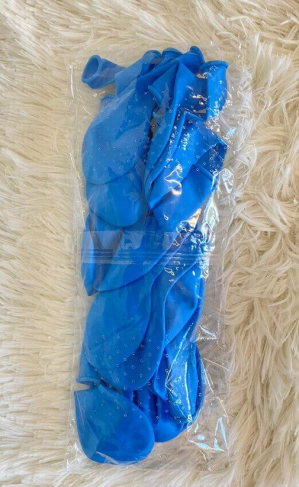 Set 25 Baloane latex bleo / albastru deschis 27 cm [4]