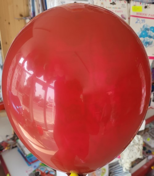 Set 25 baloane latex cranberry / merisor clear 30 cm [2]