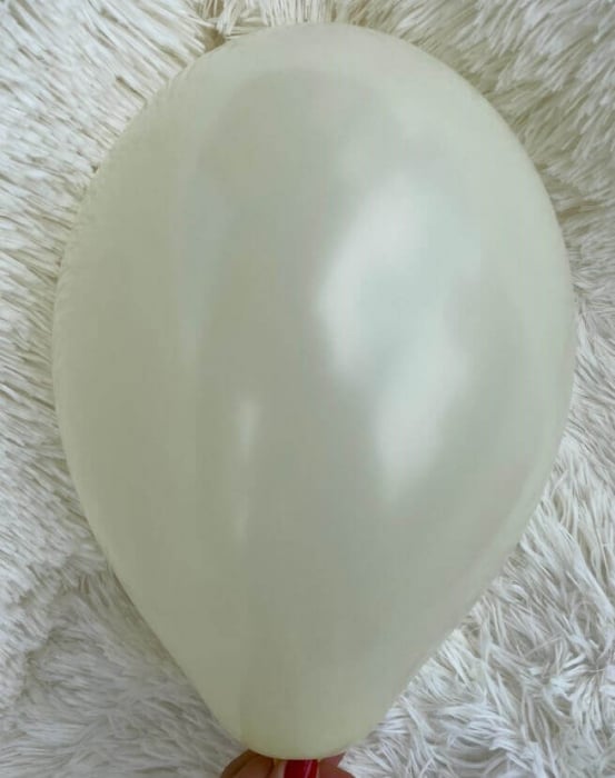 Set 25 Baloane latex galben vanilie 27 cm [2]