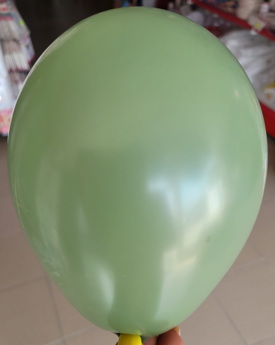 Set 25 baloane latex green rosemary / verde rozmarin 13 cm [2]