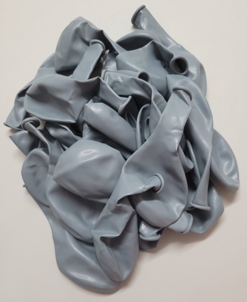 Set 25 baloane latex gri 30 cm [4]