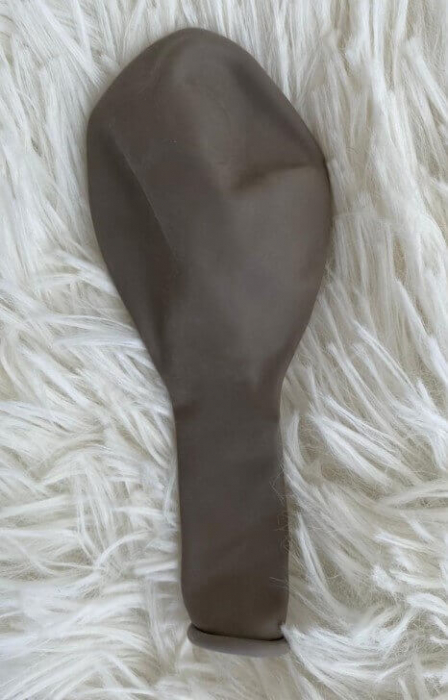 Set 25 baloane latex gri 27cm [3]