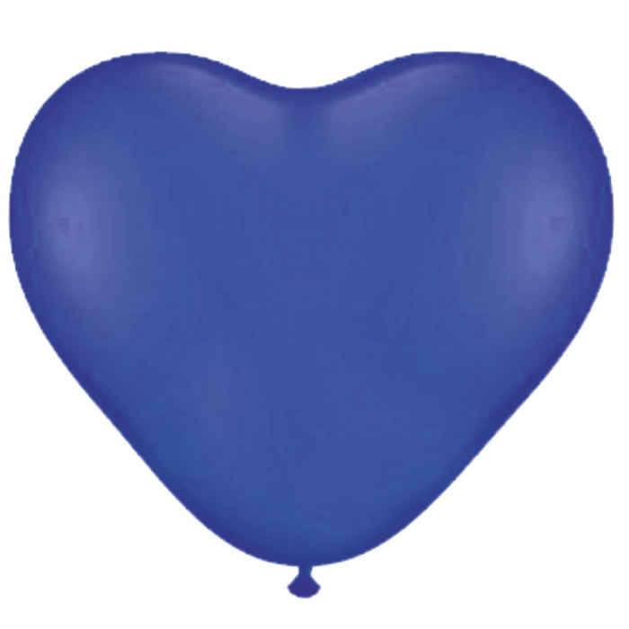 Set 25 baloane latex inima albastra 28 cm [1]
