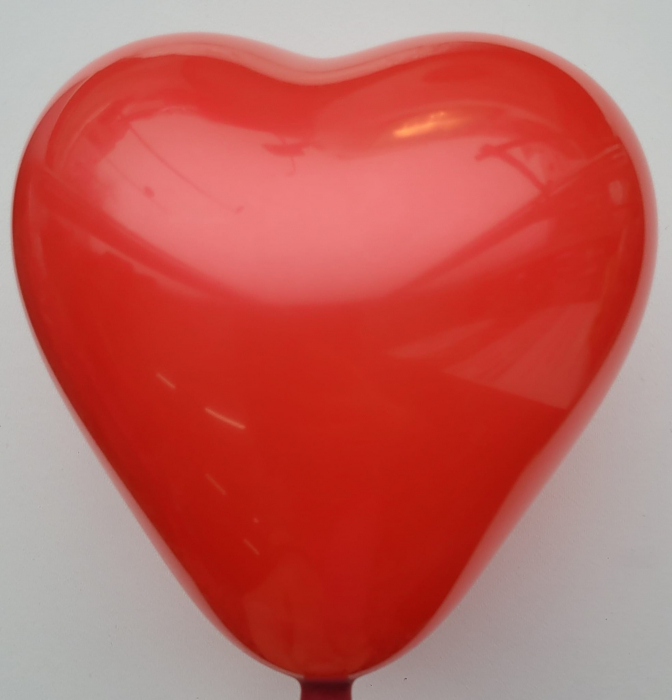 Set 25 baloane latex inimi rosii 12 cm [2]