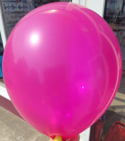 Set 25 baloane latex magenta clear 30 cm [2]