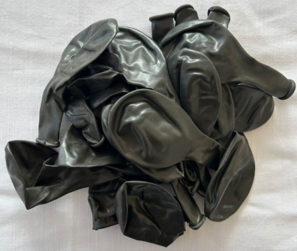 Set 25 baloane latex maro inchis 30 cm [4]