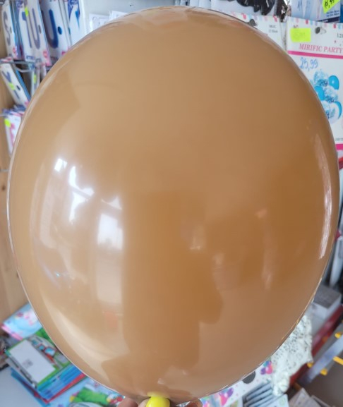 Set 25 baloane latex maro moka 30 cm [2]