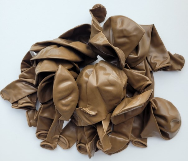 Set 25 baloane latex maro retro 25 cm [3]