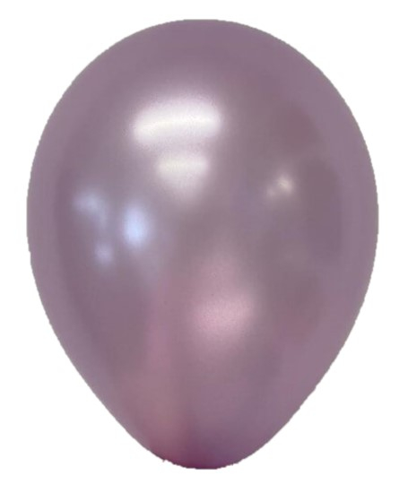 Set 25 baloane latex mov deschis metalizat 28 cm [7]