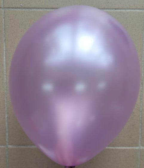 Set 25 baloane latex mov deschis metalizat 28 cm [4]