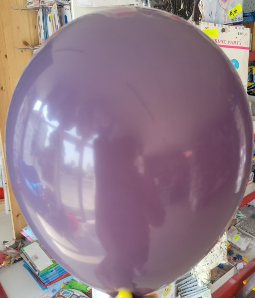 Set 25 baloane latex mov retro / malva 30 cm [3]
