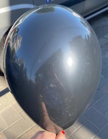 Set 25 baloane latex negru 30cm [2]