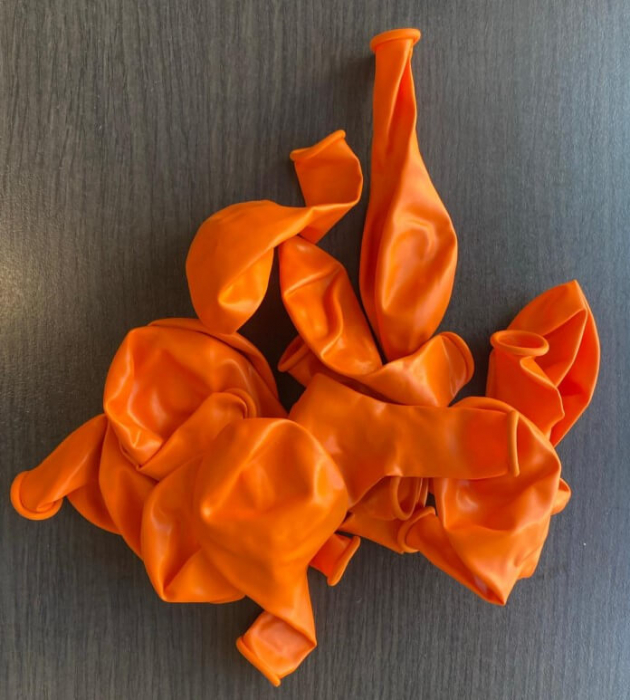 Set 25 baloane latex portocaliu 30cm [4]