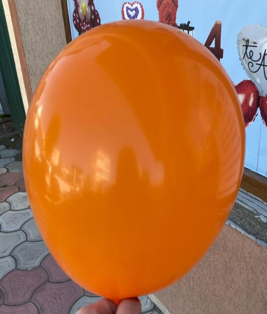 Set 25 baloane latex portocaliu 30cm [2]