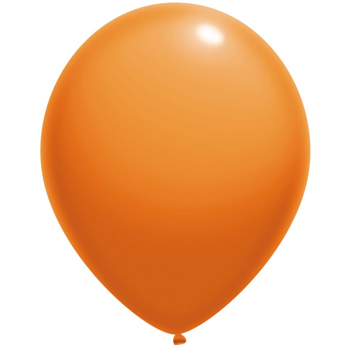 Set 25 baloane latex portocaliu 30cm