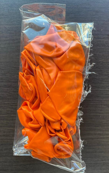 Set 25 balone latex portocaliu / orange 30cm [6]