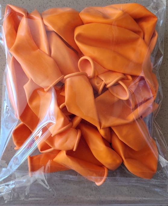 Set 25 baloane latex portocaliu premium 30 cm [5]