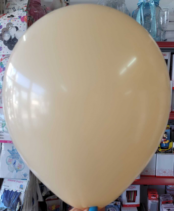 Set 25 baloane latex retro crem 30 cm [4]