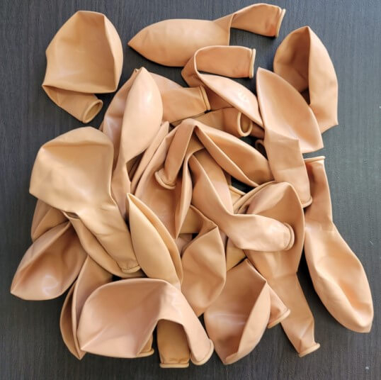 Set 25 baloane latex retro crem 30 cm [5]