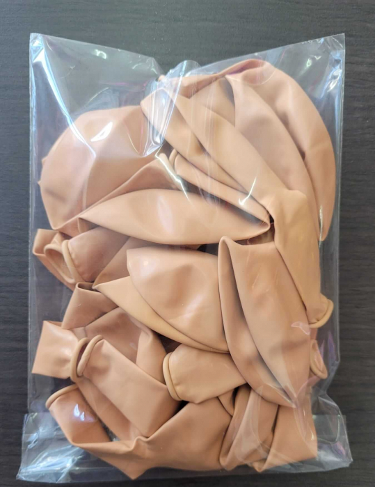 Set 25 baloane latex retro crem 30 cm [6]
