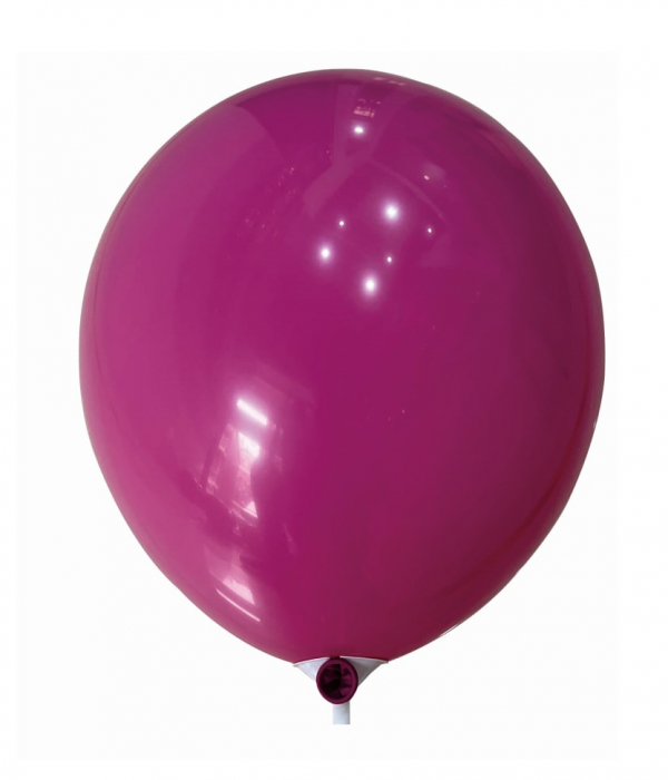 Set 25 baloane latex retro roz 30 cm