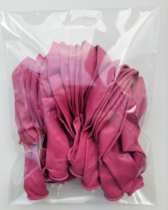 Set 25 baloane latex retro roz 30 cm [6]